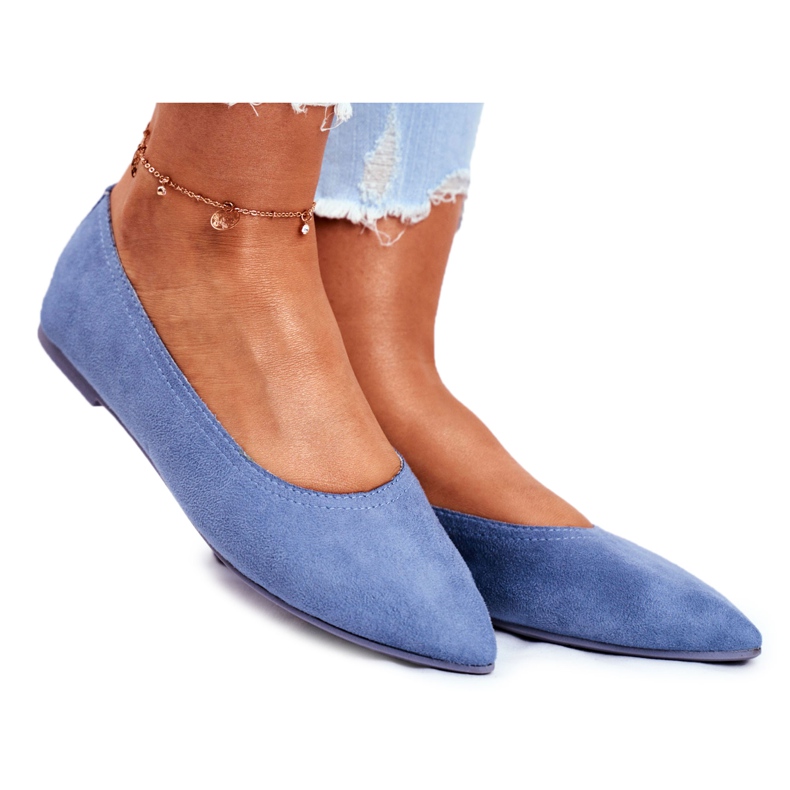 SEA Ballerine Donna Eco-Suede Blu Bellissima