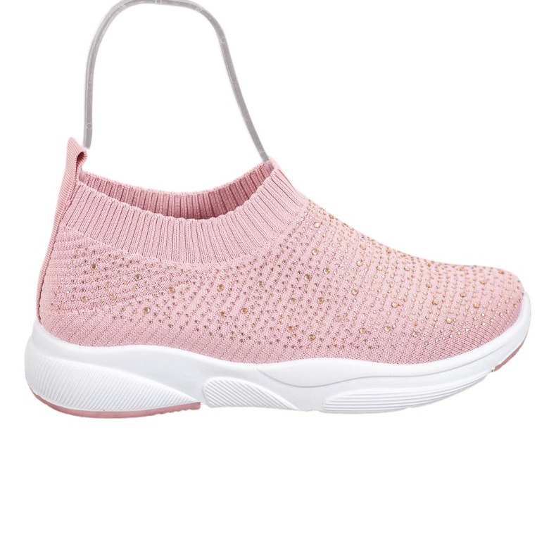 Kayla Scarpe sportive con cristalli rosa