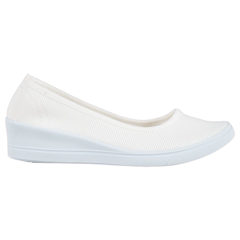 SHELOVET Ballerine casual bianche bianca