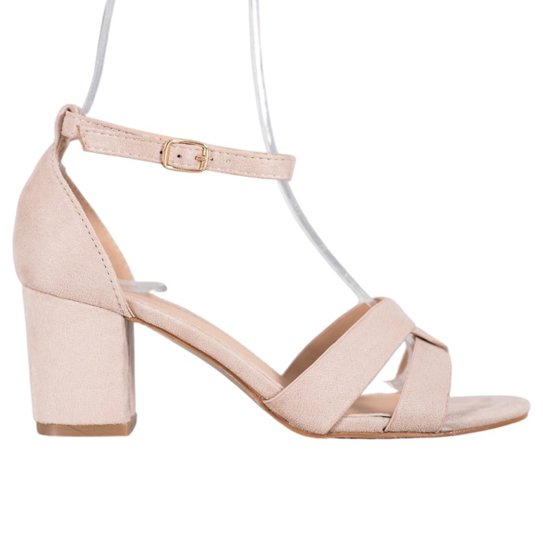 Mannika Sandali in camoscio marrone