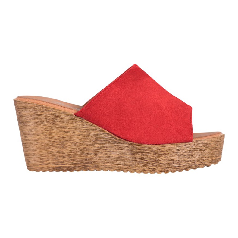 Renda Sandali con tacco alto rosso