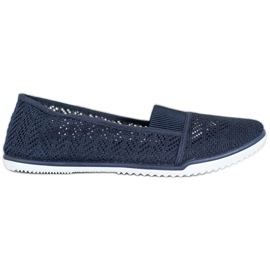 Bona Scarpe traforate slip-on blu navy blu