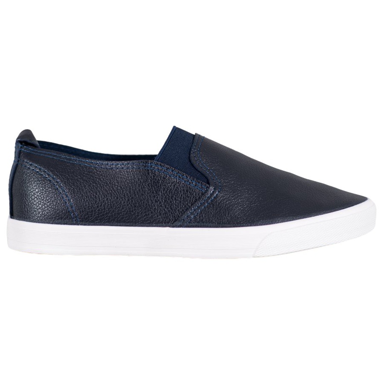 Bona Slip in ecopelle blu