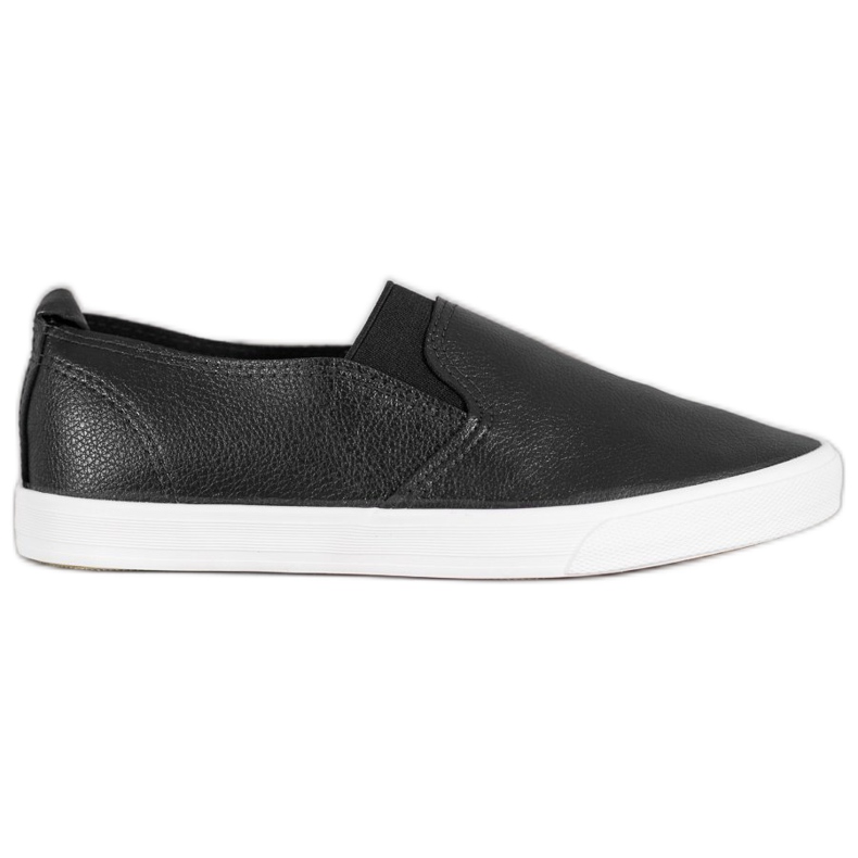 Bona Slip in ecopelle nero