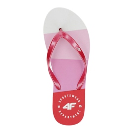 Infradito 4F W H4L20 KLD004 bianca rosso