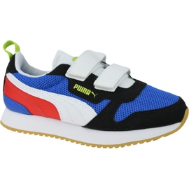 Puma R78 V Ps Jr 373617-03 bianca nero rosso blu
