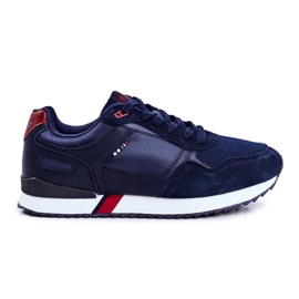 EVE Scarpe Sportive Uomo Pelle Scamosciata Blu Navy Fonsi