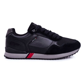 EVE Scarpe Sportive Uomo Pelle Scamosciata Nero Fonsi