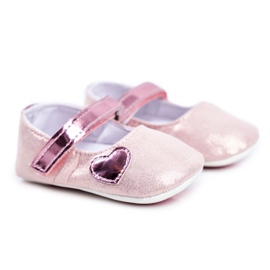 Apawwa Sneakers Bambino Velcro Battesimo Rosa Bellawa
