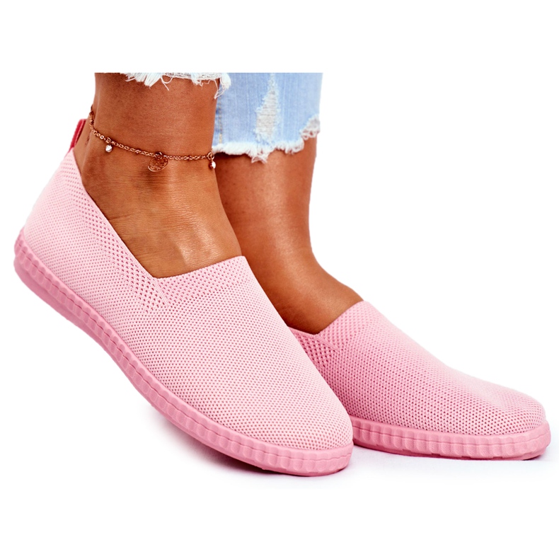 PS1 Sneakers Donna Sneakers Slip-on Rosa Grigio