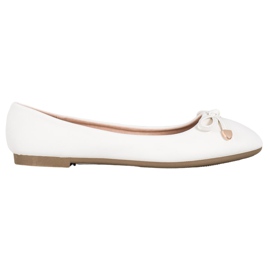 Diamantique Ballerine bianche classiche bianca