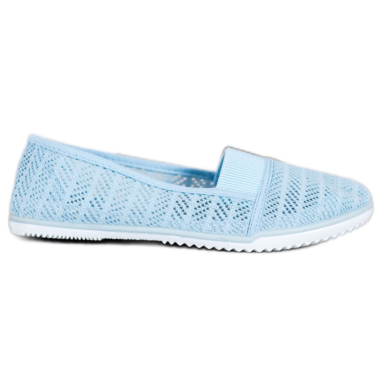 Bona Scarpe traforate slip-on blu