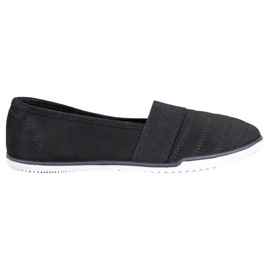 Bona Scarpe Slip On in pelle scamosciata nero