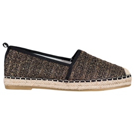 Seastar Espadrillas in tessuto beige nero