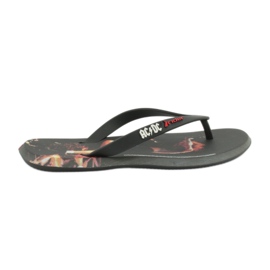 RIDER 82799 ACDC infradito THONG AD uomo BRASILE nero multicolore