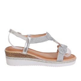 Sandali da donna argento L6628 Argento grigio