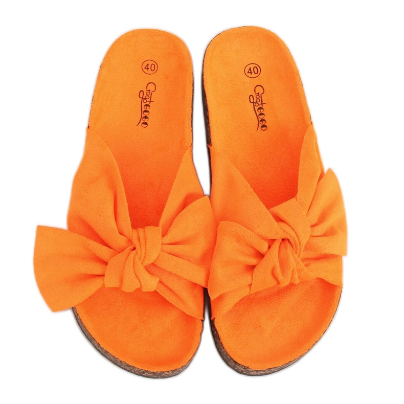 Ciabatte in sughero arancione G-580 Arancione arancia