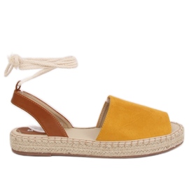 Espadrillas donna miele LL908 Giallo