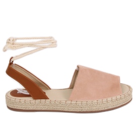 Espadrillas rosa da donna LL908 Nude