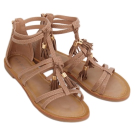 Sandali Boho beige JN806 Cachi