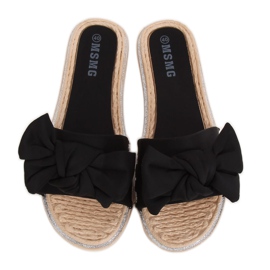 Pantofole nere da donna nere WS9020 Black nero