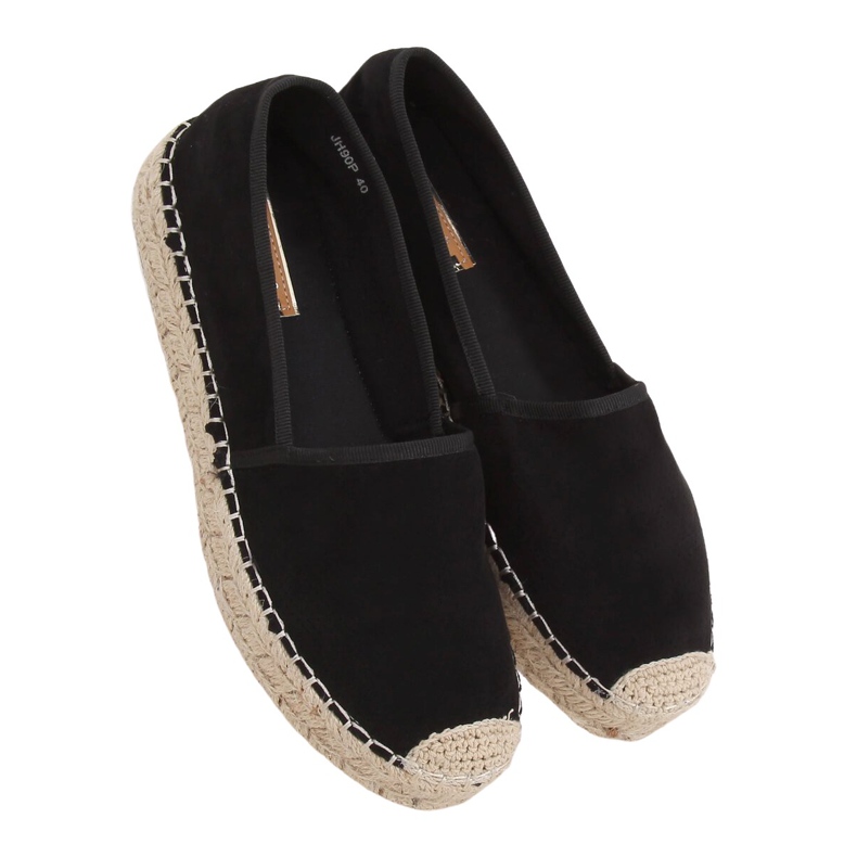 Espadrillas nere da donna JH90P Black nero