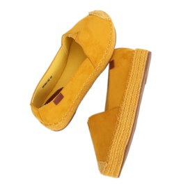 Espadrillas donna miele WH941 Giallo
