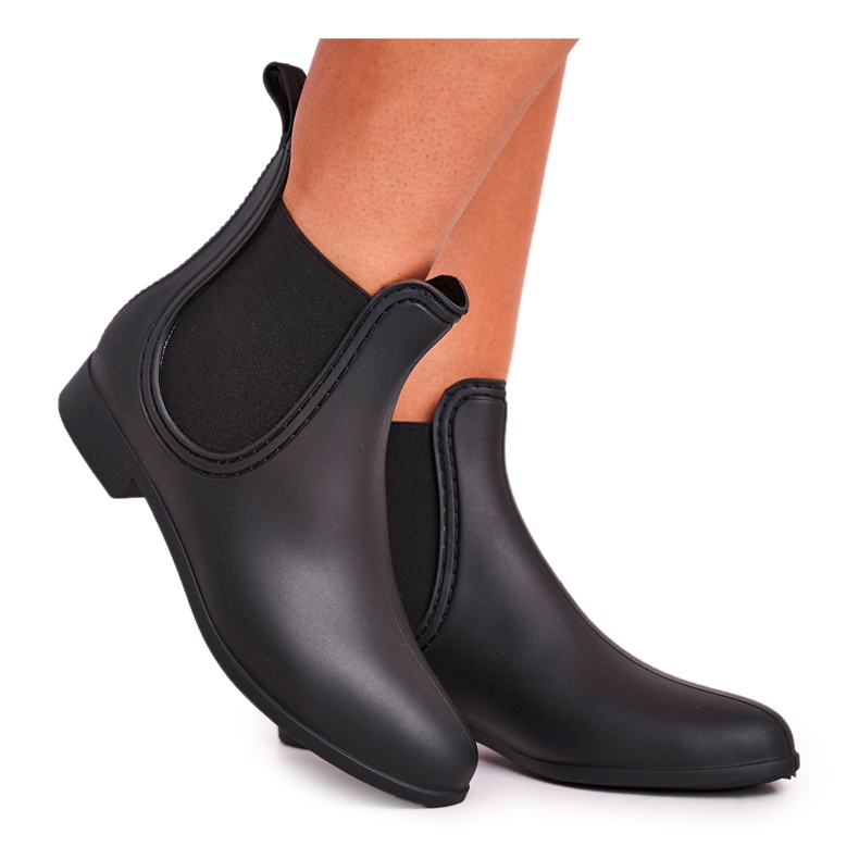 Nero Opaco Galosce Stivali Scarpa Answear