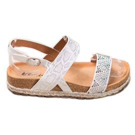 SHELOVET Sandali bianchi alla moda bianca