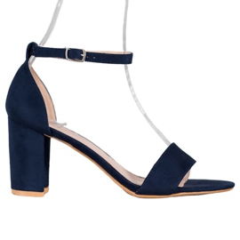 Anesia Paris Sandali con tacco alto blu