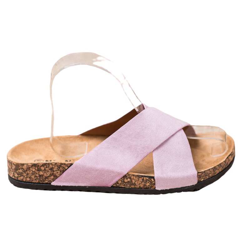 Nio Nio Pantofole casual sulla piattaforma rosa