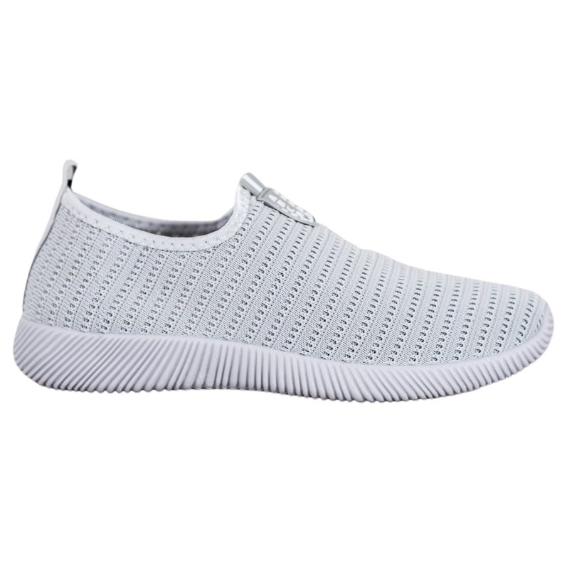 Melisa Scarpe slip-on in tessuto grigio