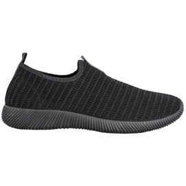 Melisa Scarpe slip-on in tessuto nero