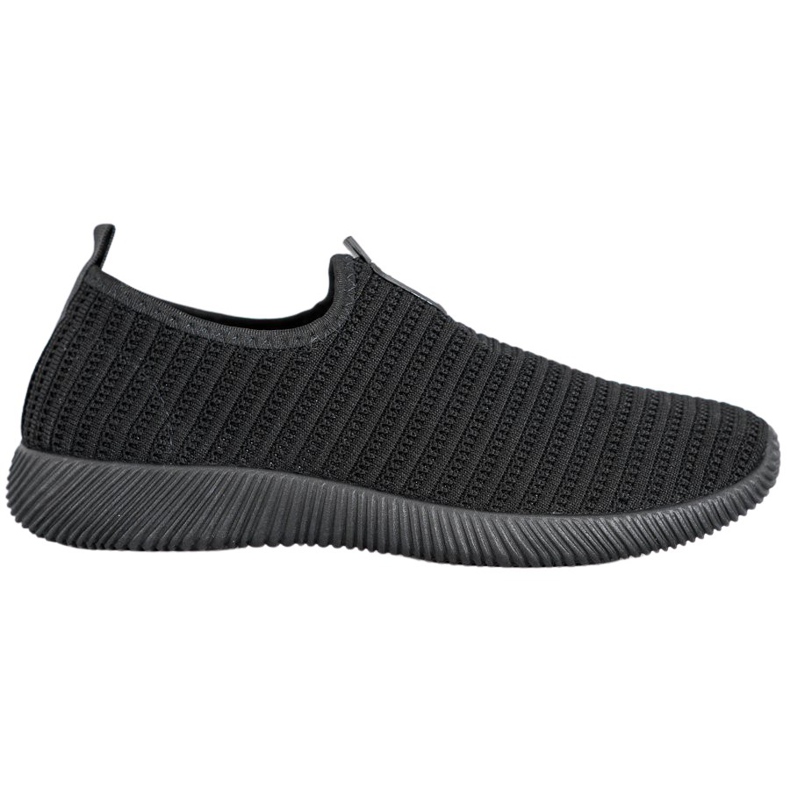 Melisa Scarpe slip-on in tessuto nero