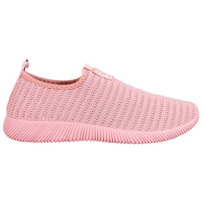 Melisa Scarpe slip-on in tessuto rosa