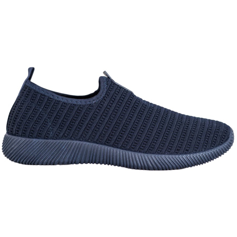 Melisa Scarpe slip-on in tessuto blu navy blu