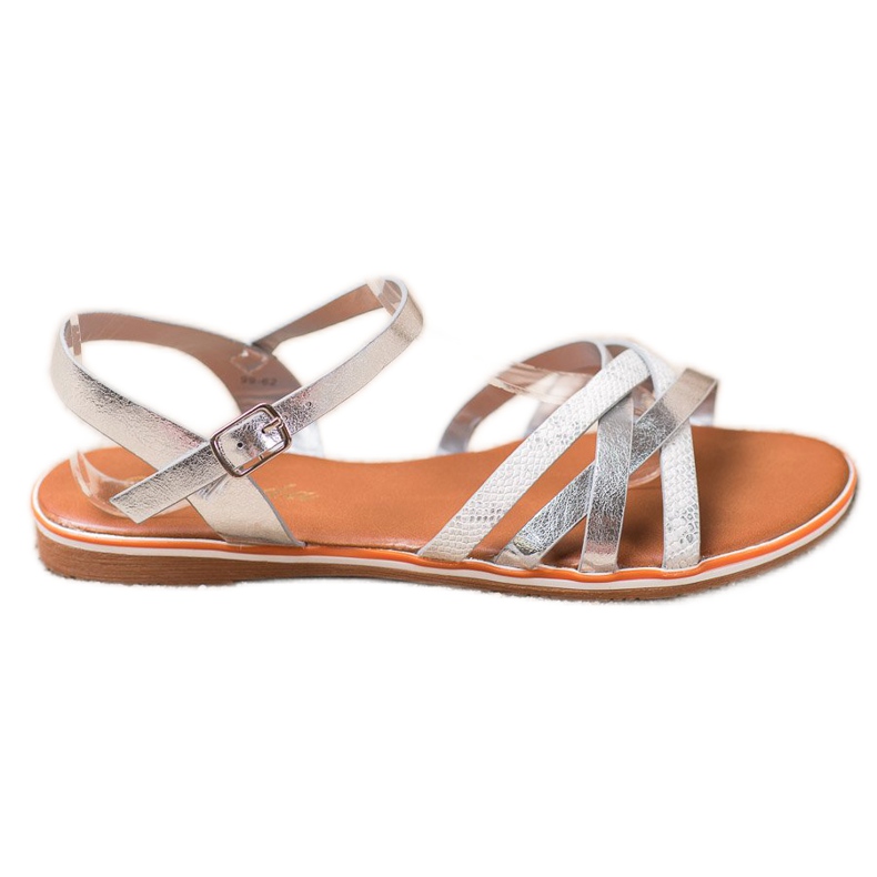 Nio Nio Sandali argento classico grigio