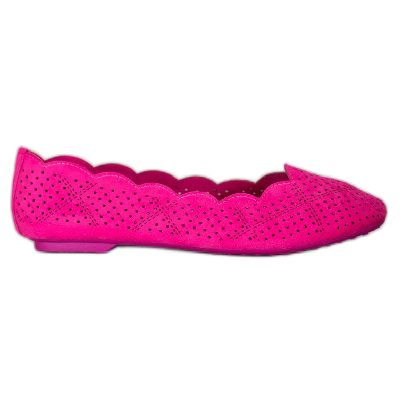 Small Swan Ballerine traforate rosa