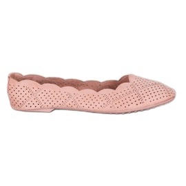 Small Swan Ballerine traforate rosa