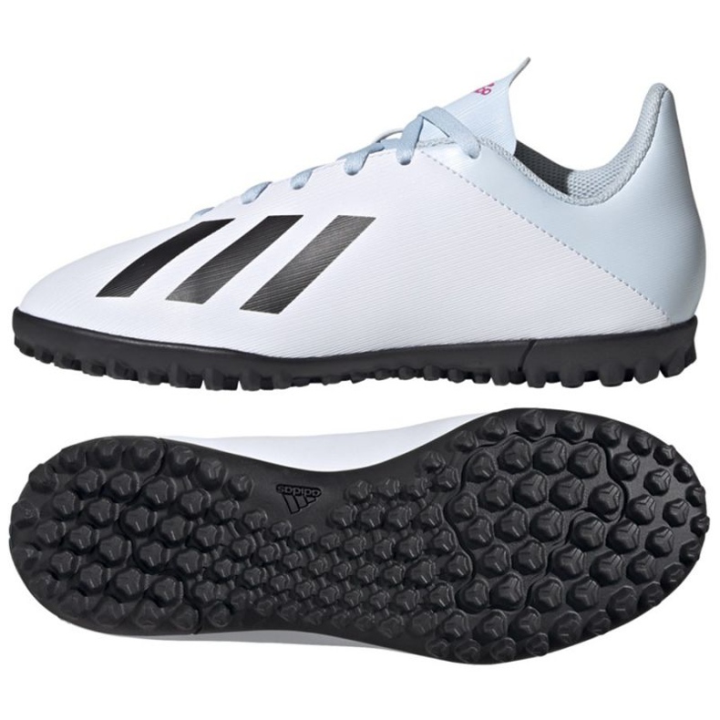 Scarpe da calcio Adidas X 19.4 Tf Jr FV4661 multicolore bianca