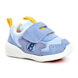 Apawwa Scarpe Sportive Bambino Velcro Camoscio Blu Malbred
