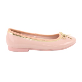 American Club Ballerine laccate americane 14297 rosa giallo