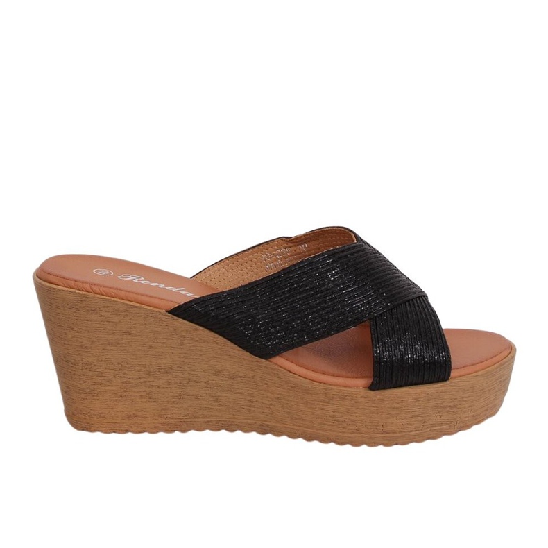 Nero Pantofole nere 10-235 Nero