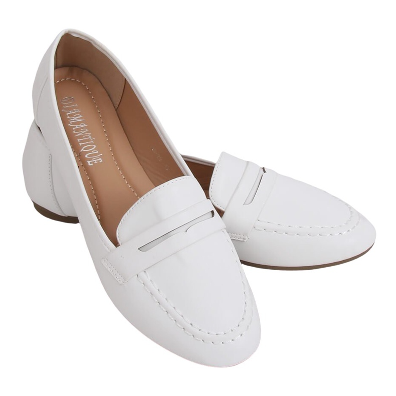 Mocassini da donna bianco 98-29 White II Quality bianca