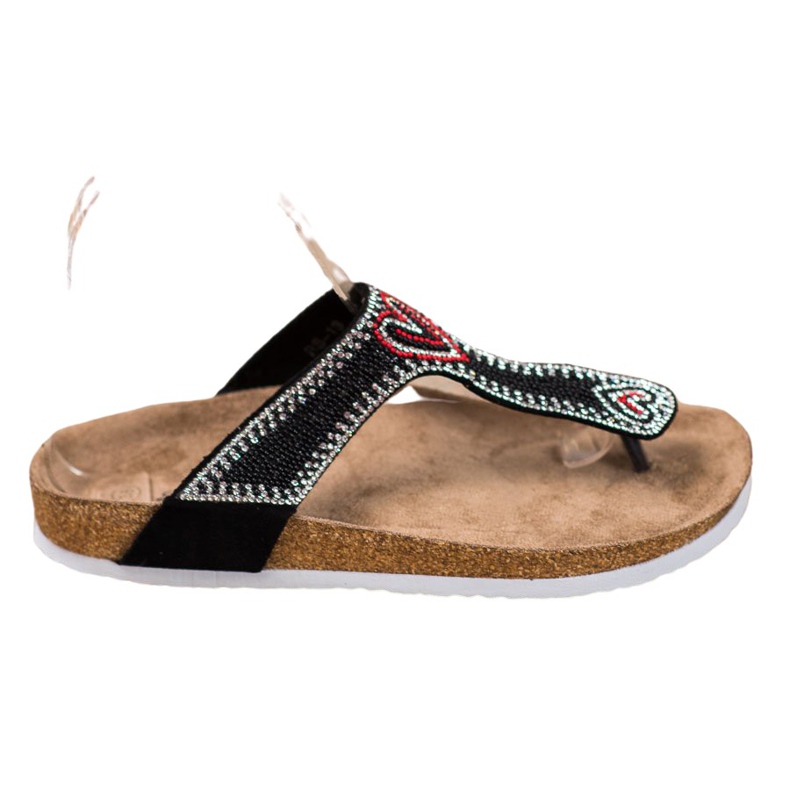 Bona Infradito Sulla Piattaforma nero