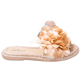Anesia Paris Pantofole alla moda beige
