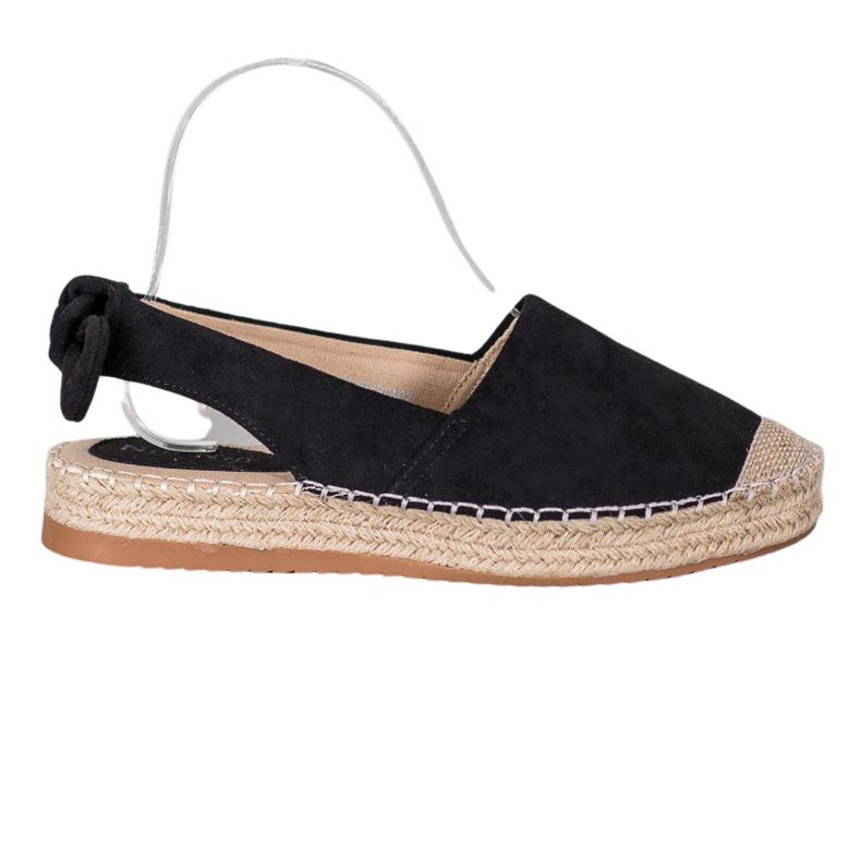 Nio Nio Espadrillas Con Tacco Scoperto nero