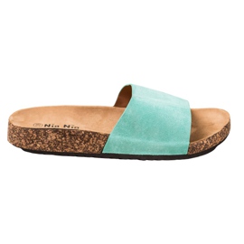 Nio Nio Pantofole classiche sulla piattaforma verde