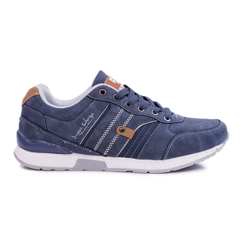EVE Scarpe Sportive Uomo Casual Blu Navy Super