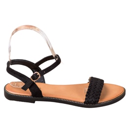 Laura Mode Sandali neri casual nero
